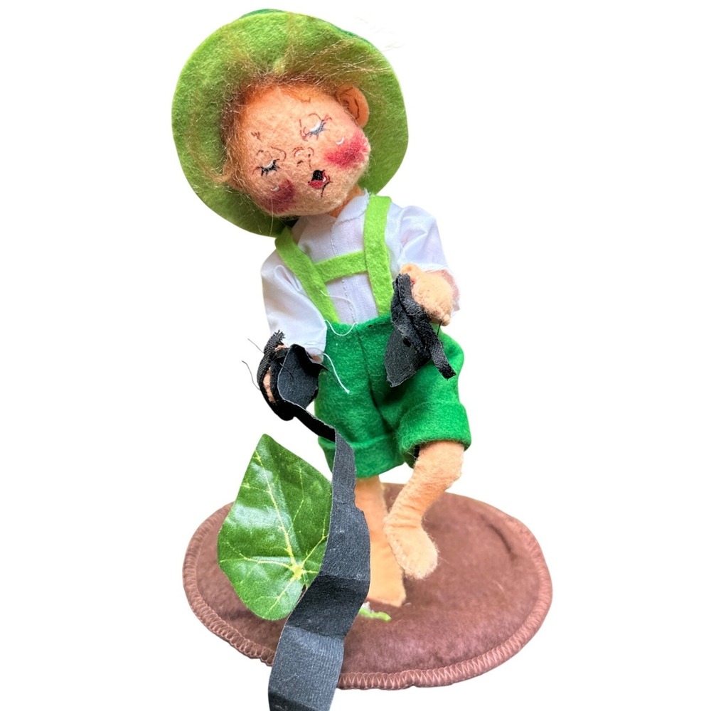 Vintage 1996 Annalee Mobilitee Irish Boy Doll Ginger Hair St Patricks Day 7in
